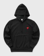 Comme des Garçons Play SWEATSHIRT RED EMBLEM KNIT men Hoodies black in Größe:S