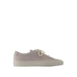 Common Projects Low-Top Sneaker - Contrast Achilles Sneakers - Leather - Beige - Gr. 35 (EU) - in Beige - für Damen