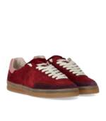 D.A.T.E Low-Top Sneaker - D.A.T.E. SPORTY COLORED BURGUNDY SNEAKER - Gr. 38 (EU) - in Rot - für Damen