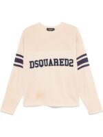 DSQUARED2 Pullover mit Logo-Stickerei - Nude