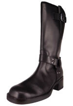 Damen Boots Stiefel Biker F-Weite 55.921 Schwarz 27 Antiksil... 36