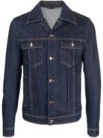 Dolce & Gabbana Jeansjacke mit Logo-Print - Blau