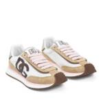 Dolce&Gabbana Low-Top Sneaker - White Calf Leather Sneakers - Gr. 36 (EU) - in Bunt - für Damen