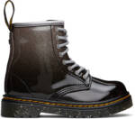 Dr. Martens Baby Black & Silver 1460 Glitter Lace Up Boots