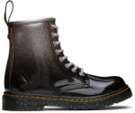 Dr. Martens Big Kids Black & Silver 1460 Glitter Lace Up Boots