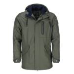 Dry Fashion Regenjacke Herren Jacke Regenmantel Bergen mit Innenfutter - wind- & wasserdicht