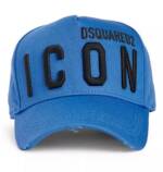 Dsquared2 Baseball Cap Basebalkappe Icon DSQ2 Logo Baseballcap Kappe Mütze Mailand ansässiges Label mit leicht zerfetzt für einen Vintage-Look