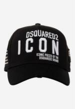 Dsquared2 Baseball Cap ICON Embroidered Baseball Cap black