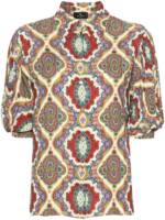 ETRO Cady Bluse mit grafischem Print - Rot