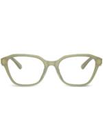 Emporio Armani Brille im Wayfarer-Design - Grün