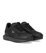 Emporio Armani Low-Top Sneaker - EMPORIO ARMANI SCHWARZER SNEAKER - Gr. 40 (EU) - in Schwarz - für Damen