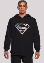 F4NT4STIC Sweatshirt "Hoodie DC Comics Superman Floral Logo Superheld", Herren,Premium Merch,Slim-Fit,Kapuzenpullover,Bedruckt