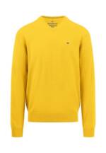 FYNCH-HATTON Strickpullover - V-Neck Pullover Basic Strickpullover - klassisch