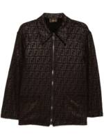 Fendi Pre-Owned Zucca Jacke - Braun