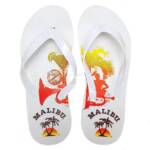 Flip Flop Malibu Flip Flops Zehentrenner weiß Badelatschen Schuhe 3x Zehentrenner