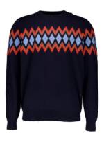 Fynch-Hatton Herren Pullover blau Norweger