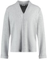 GERRY WEBER Damen Leichter Pullover mit Kelchkragen Langarm|Mit Ärmelaufschlag, Grau, 38