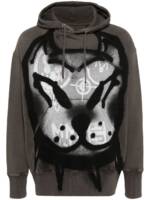 Givenchy Hoodie mit Graffiti-Print - Grau