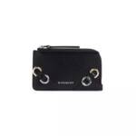 Givenchy Portemonnaie - Black Calf Leather Wallet - Gr. unisize - in Schwarz - für Damen