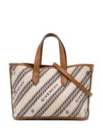 Givenchy Pre-Owned 2020 mini Canvas Bond Shopper Tote Satchel-Tasche - Braun