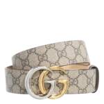 Gucci Gürtel - Gg Marmont Reversible Belt - Gr. 80 - in Braun - für Damen