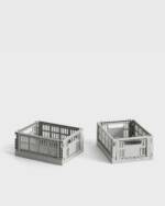 HAY Colour Crate Mini men Home deco grey in Größe:ONE SIZE