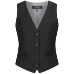 HECHTER PARIS Anzugweste HECHTER PARIS Corporate Weste Damen Tailored Modern Fit Schwarz 32