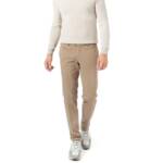 HILTL Herren Chino beige Baumwolle Slim Fit