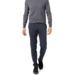 HILTL Herren Chino grau Baumwolle Slim Fit