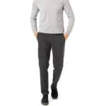 HILTL Herren Chino schwarz Baumwolle