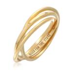 Haze & Glory Ringe - Ring Wickelring - Reach for the Stars 375 Gelbgold - Gr. 52 MM - in Gold - für Damen