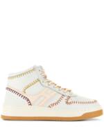 Hogan High-Top-Sneakers mit Schnürung - Nude