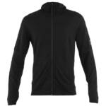 Icebreaker Men Merino 360 Realfleece Elemental LS Zip Hoodie Herren (Schwarz S) Fitnessbekleidung