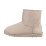 Ital-Design Damen Snowboots Freizeit Snowboots (84906924) Flach Flache Stiefeletten in Beige