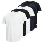 Jack & Jones T-Shirt Herren T-Shirt, 6er Pack - JJENOA TEE 6PK