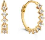 Jackie Gold Ohrring-Set Jackie Gold Radiance White Topaz Hoops JKE24.440 Ohrringe