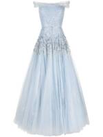 Jenny Packham Sirena Abendkleid mit Pailletten - Blau