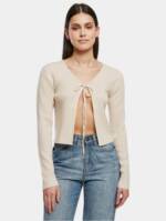 Karl Kani KW221-009-1 Small Signature Knit Bolero light sand