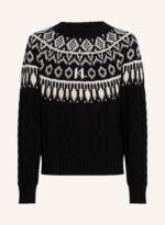 Karl Lagerfeld Kl Monogram Fair-Isle-Pullover schwarz