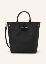 Longchamp Shopper Roseau M schwarz