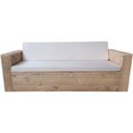 Loungesofa Lissabon - Industrieholz - inkl. Kissen, Outdoor, Balkon, Garten, Gartenmöbel, Garten Sofa-Set, - Wood4you