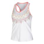 Lucky in Love Geo Grande With Bra Tank-Top Damen weiß