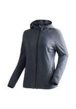 Maier Sports Fleecejacke "Tesila Hood W", Damen Midlayer, atmungsaktiv schnelltrocknend, Full-Zip, Regular fit