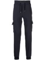 Moorer Tapered-Cargohose mit Kordelzug - Blau