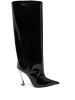 Mugler Stiefel mit spitzer Kappe 110mm - Schwarz