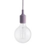 Muuto - Socket E27 LED-Pendelleuchte, staubiges flieder