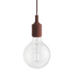 Muuto - Socket E27 LED-Pendelleuchte, tiefrot