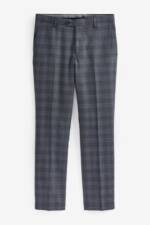 Next Anzughose Karierter Anzug aus Wolle, Slim Fit: Hose (1-tlg)