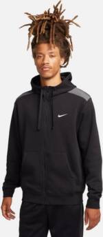 Nike Hoodie NIKE Herren Unterjacke M NSW SP FLC FZ HOODIE BB BLACK/IRON GREY