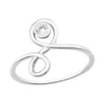 Order & Smile Schmuck Silberring Damen Ring Silber 925 mit Zirkonia